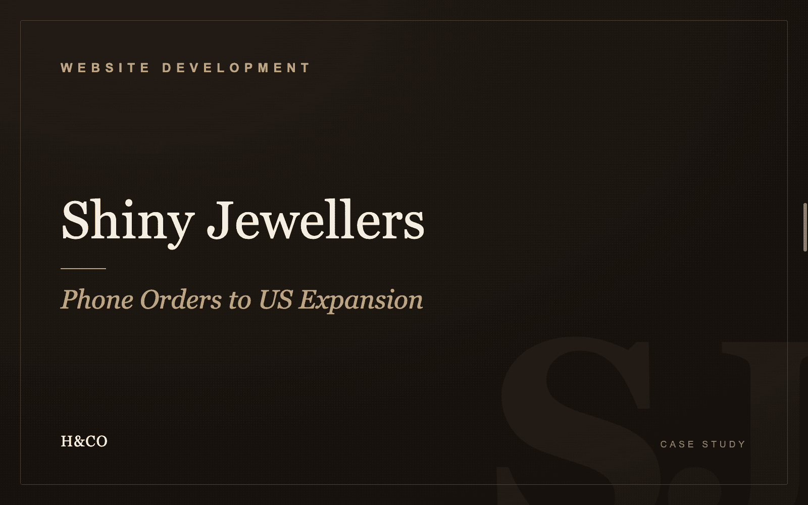 Streamlining Shiny Jewellers’ Wholesale Ordering System