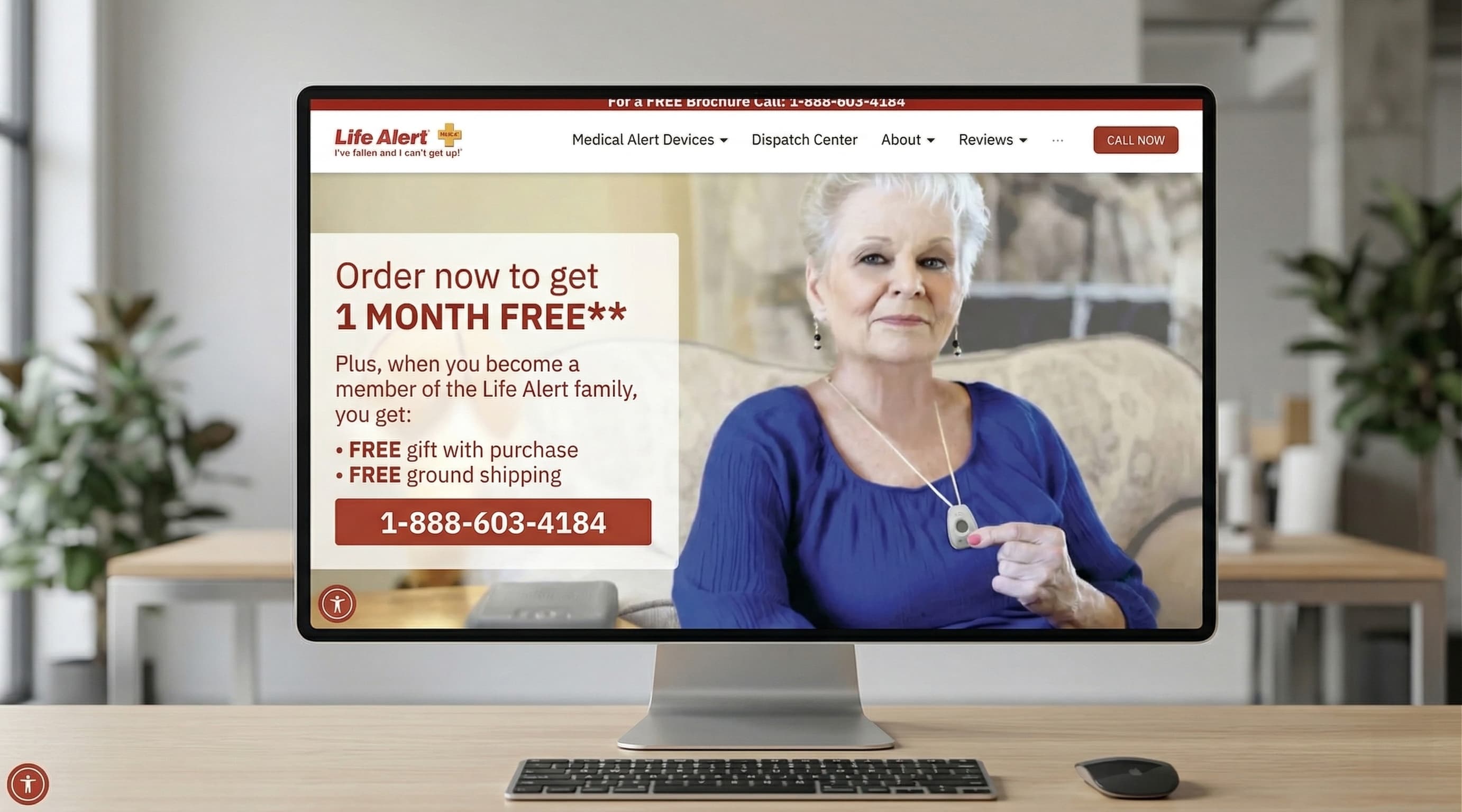 Life Alert Mockup